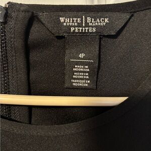 White House Black Market Petite Black Garment